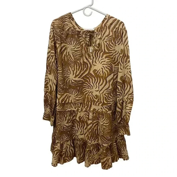 Scotch & Soda Sun Ray Tiered Midi Dress - Picture 2 of 7